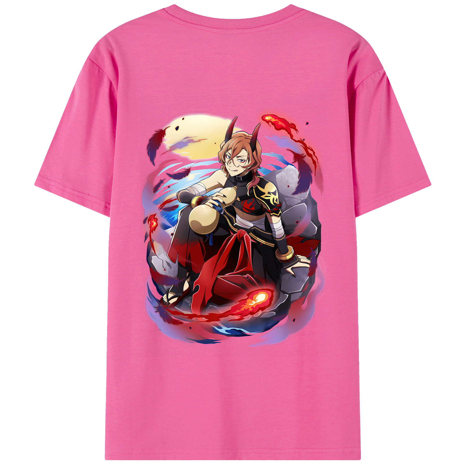（画像用） 文豪ストレイドッグス Bungo Stray Dogs レディース半袖Tシャツ(バックプリント)